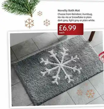 Aldi Novelty Bath Mat offer