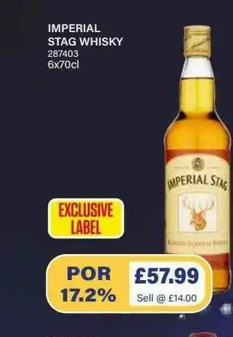 Bestway Imperial Stuff Whisky offer