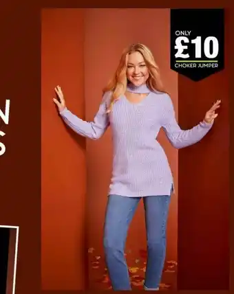 Poundland Choker Jumper offer