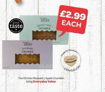 Spar The Kitchen Rhubarb-apple Crumble offer