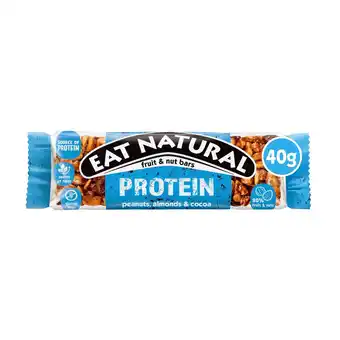 Morrisons Eat Natural Cereal Bar Peanut Almond & Cocoa offer