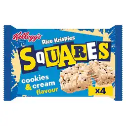Morrisons Kellogg's Rice Krispies Squares Cookies & Cream 4 Bars offer