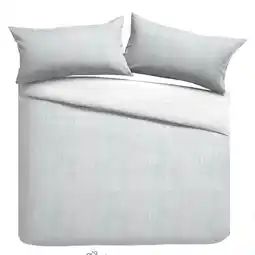 Morrisons Nutmeg Home White Seersucker Duvet Set King offer