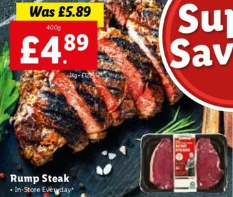 Lidl Rump Steak 400g offer