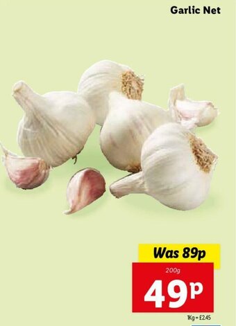 Lidl Garlic Net 200g offer