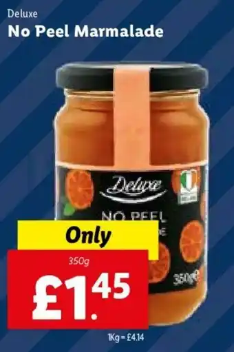 Lidl Deluxe No Peel Marmalade 350g offer