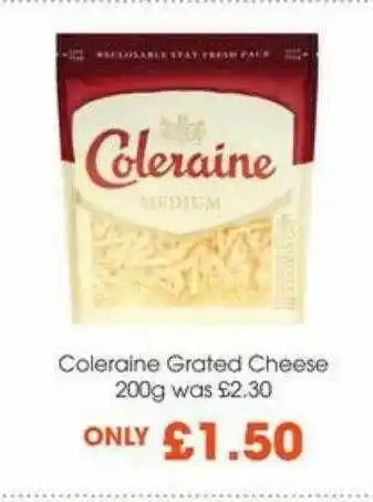 Centra Coleraine Grated Cheese offer