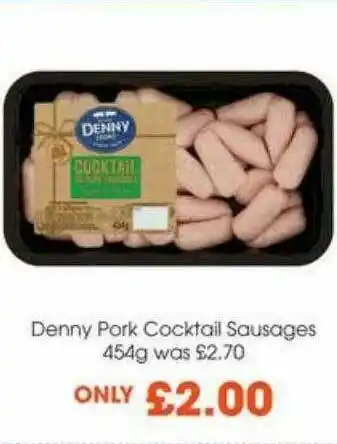 Centra Denny Pork Cocktail Sausages offer