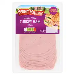 Iceland Bernard Matthews Wafer Thin Turkey Ham 140g offer