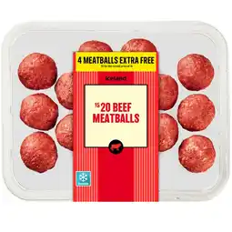 Iceland Iceland 16 British Beef Meatballs 305g offer