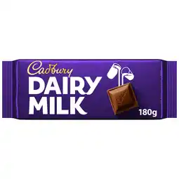 Iceland Cadbury Dairy Milk Chocolate Bar 180g offer
