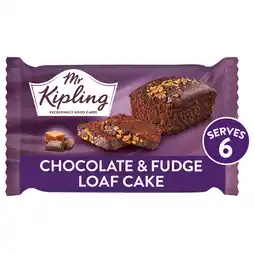 Iceland Mr Kipling Delicious Chocolate & Fudge Loaf Cake 220g offer