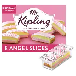 Iceland Mr Kipling Angel Cake Slices 8 Pack offer