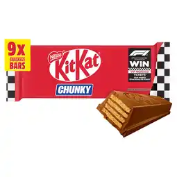 Iceland KitKat Chunky Milk Chocolate Bar 9 Pack Multipack 288g offer