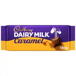 Iceland Cadbury Dairy Milk Caramel Chocolate Bar 180g offer