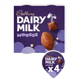 Iceland Cadbury Dairy Milk Mousse 4 x 45g (180g) offer