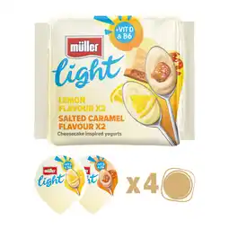 Iceland Müller Light Cheesecake Inspired Yogurts 4 x 150g (600g) offer