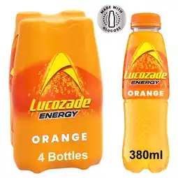 Iceland Lucozade Energy Drink Orange 4x380ml offer