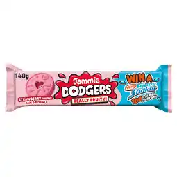 Iceland Jammie Dodgers Strawberry Flavour Jam & Biscuit 140g offer