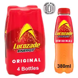 Iceland Lucozade Energy Drink Original 4x380ml offer