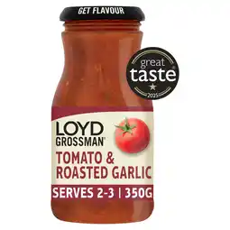 Iceland Loyd Grossman Tomato & Roasted Garlic Pasta Sauce 350g offer