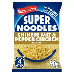 Iceland Batchelors Chinese Salt & Pepper chicken flavour Super Noodles 90g offer