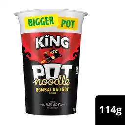 Iceland Pot Noodle King Pot Bombay Bad Boy 114 g offer