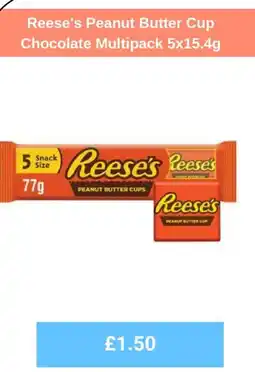 Sainsbury's REESE'S Peanut Butter Cup Chocolate Multipack offer