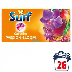 Iceland Surf 3 in 1 Laundry Washing Detergent Capsules Passion Bloom 26 washes offer
