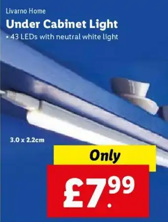 Lidl Under Cabinet Light offer