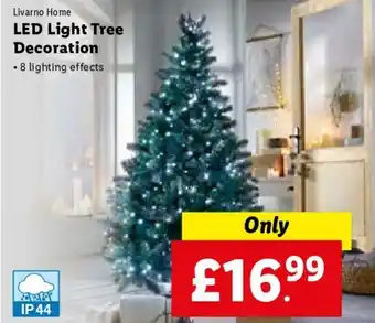 Lidl LED Light Tree Decoration 8 lightning effects offer