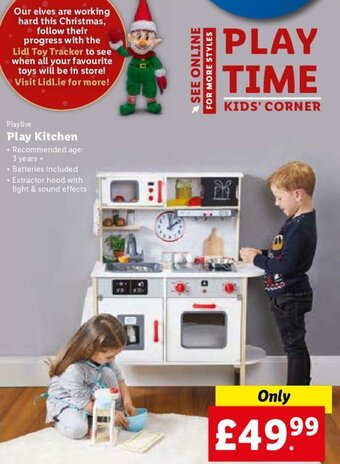 Lidl Play Kitchen offer