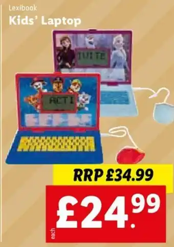Lidl Kids' Laptop offer