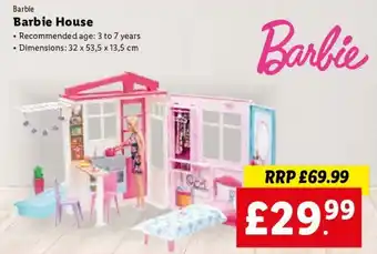 Lidl Barbie House offer