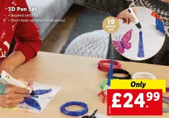 Lidl 3D Pen Set offer