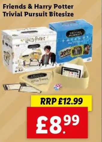 Lidl Friends & Harry Potter Trivial Pursuit Bitesize offer