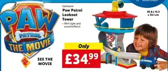 Lidl Paw patrol Lookout Tower offer