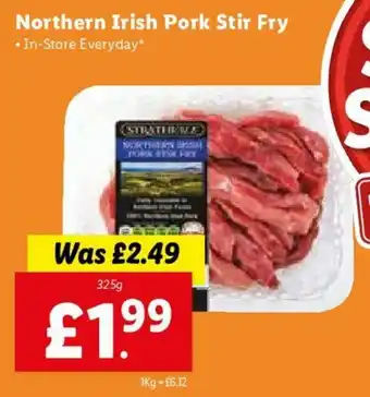 Lidl Northern Irish Pork Stir Fry offer