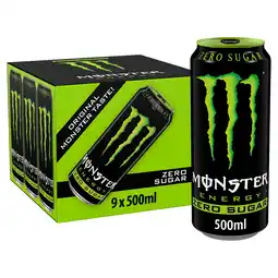 Iceland Monster Energy Drink Zero Sugar 9 x 500ml offer