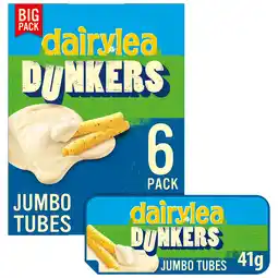 Iceland Dairylea Dunkers Jumbo Tubes Cheese Snacks 6 Pack 246g offer