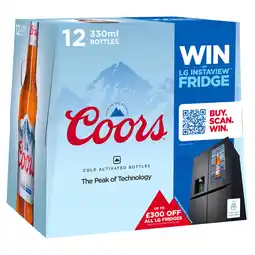 Iceland Coors Lager Beer 12 x 330ml Bottle offer
