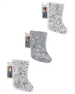 Aldi So Crafty Colour Your Own Stocking offer