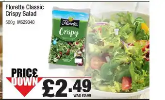 Booker Wholesale Florette Classic Crispy Salad offer