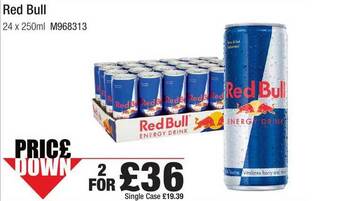 Booker Wholesale Red Bull offer