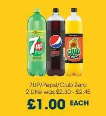 7up-pepsi-club Zero 2 Litre