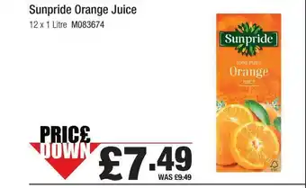 Makro Sunpride Orange Juice offer
