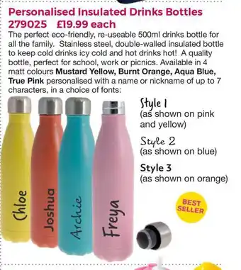 Personalised Insulted Drinks Bottles