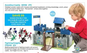 Mulberry Bush Excalibur Castle offer