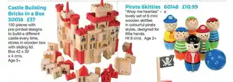 Mulberry Bush Castle Building Bricks In A Box , Pirate Skittles offer