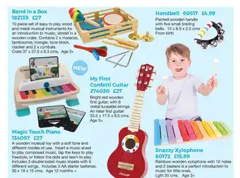 Band In A Box , Magic Touch Piano , Handbell , Snazzy Xylophone
